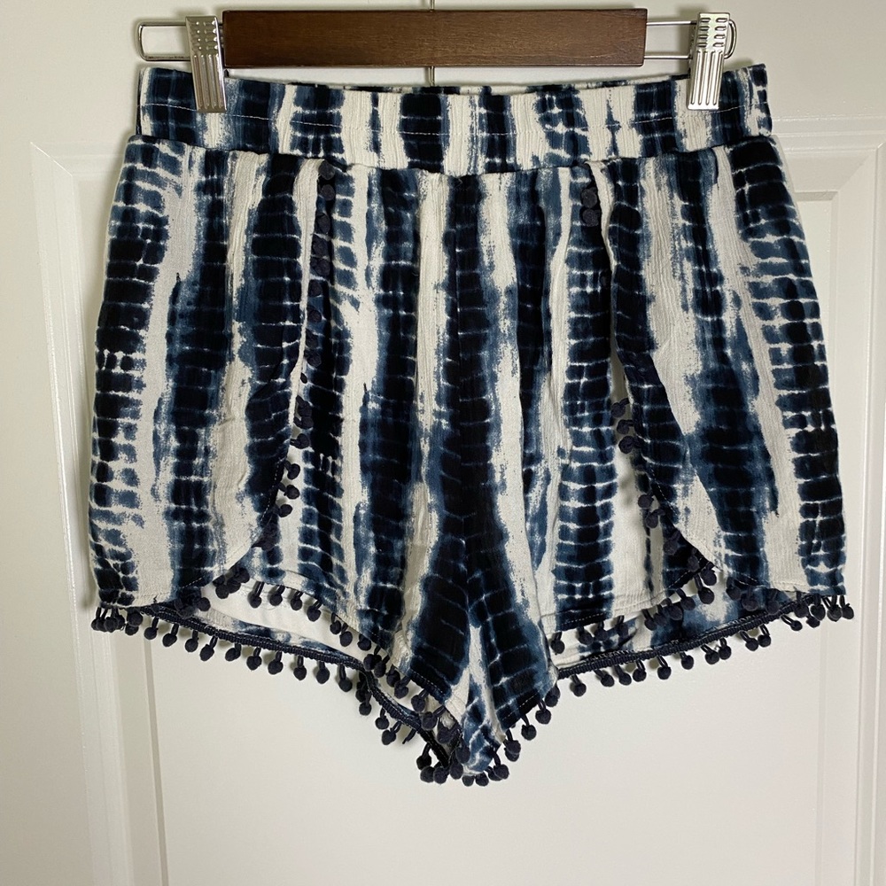 Dizzylizzy Navy Tie-dye Shorts Size M
